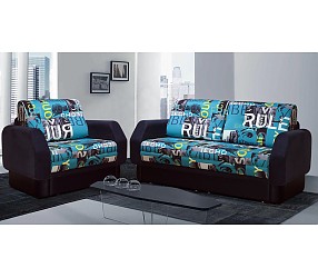 СИТИ ПЛЮС - диван прямой раскладной и кресло